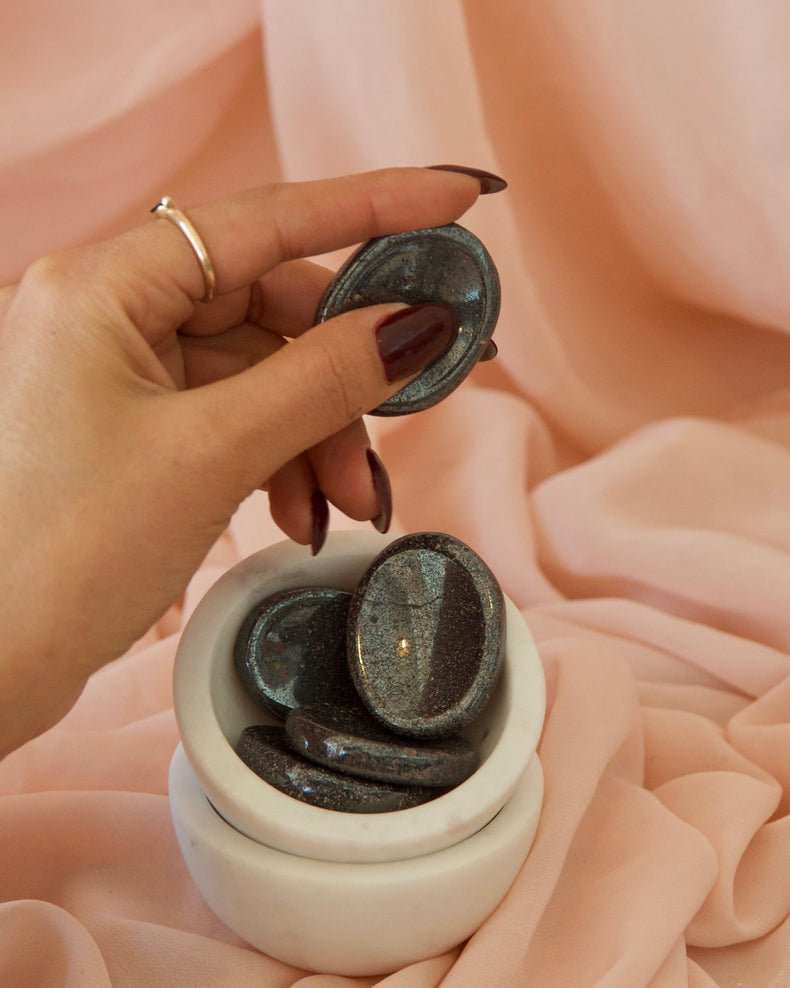 Hematite Worry Stone